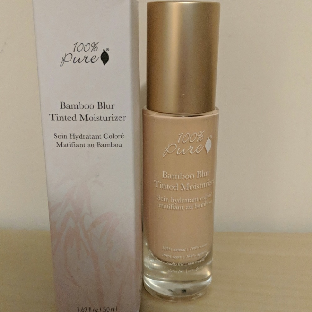 100% PURE Bamboo Blur Tinted foundation CREME